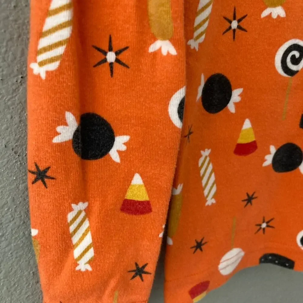 Hanna Andersson Halloween Long John Pajamas - Candy - Sweet Treats - 10 #2